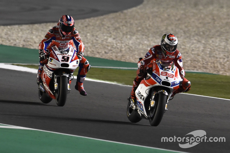 Jorge Lorenzo, Ducati Team, Danilo Petrucci, Pramac Racing