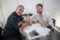 Frédéric Corminboeuf, Team Manager CGBM Evolution and Jens Hainbach, KTM Motorsport Vice President o