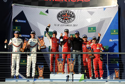 LMGTE Pro podium: winners James Calado, Alessandro Pier Guidi, AF Corse, second place Michael Christensen, Kevin Estre, Porsche Team, third place Davide Rigon, Sam Bird, AF Corse