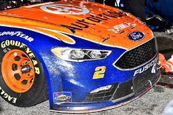 The car of Brad Keselowski, Team Penske Ford in Victory Lane