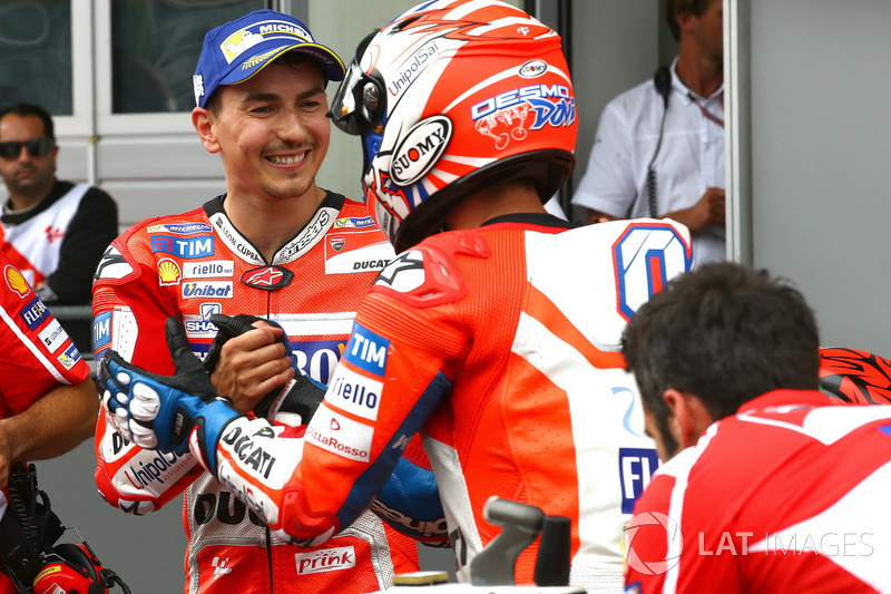 Jorge Lorenzo, Ducati Team, Andrea Dovizioso, Ducati Team