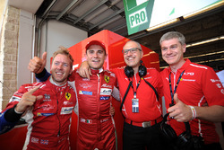 LMGTE Pro polesitters Davide Rigon, Sam Bird, AF Corse