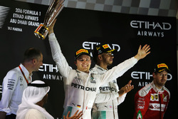 Podium: race winner Lewis Hamilton, Mercedes AMG F1, second place Nico Rosberg, Mercedes AMG F1 , third place Sebastian Vettel, Ferrari