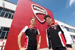 Marco Melandri, Ducati Team, Chaz Davies, Ducati Team