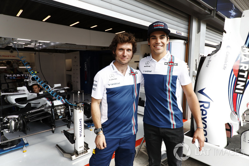 Il motociclista e presentatore televisivo Guy Martin, Lance Stroll, Williams