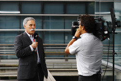 Chase Carey, CEO of Formula One Group, gives an interview