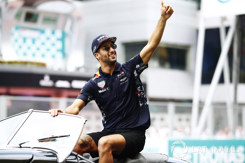 Daniel Ricciardo, Red Bull Racing, pilotlar geçit töreni