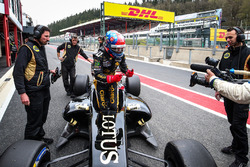 Pietro Fittipaldi, Lotus, auteur de la pole position