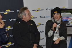 Paolo Andreucci, Franco Nugnes, Direttore Motorsport.com e Anna Andreussi