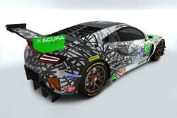 The #93 team car, representing 1993, the year HPD was founded, will reverse the color pattern, with a white front end transitioning to a black rear deck
