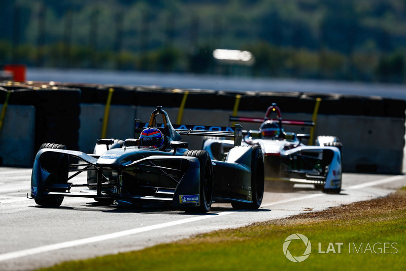 Mitch Evans, Jaguar Racing y Daniel Abt, Audi Sport ABT Schaeffler