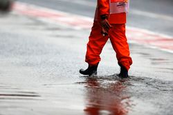 Marshal in de pitlane