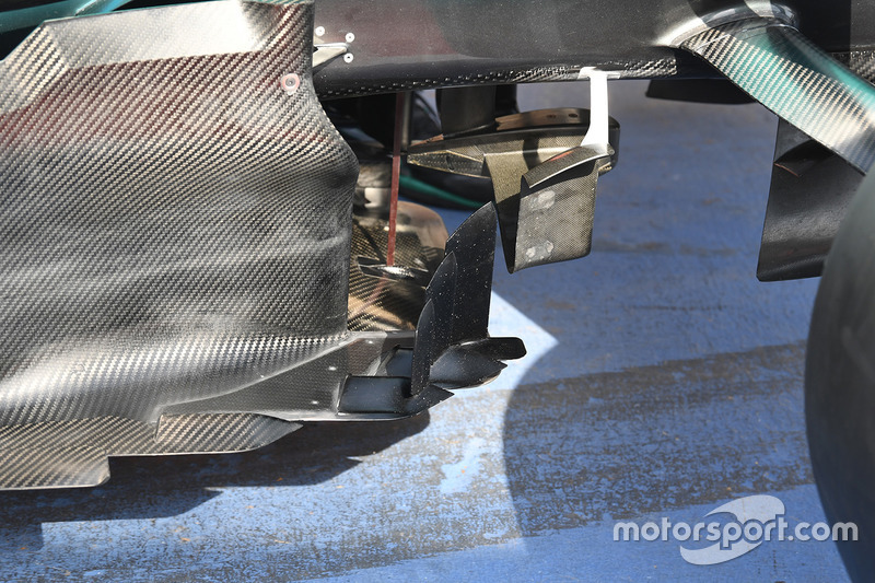 Mercedes AMG F1 W08 aero detail