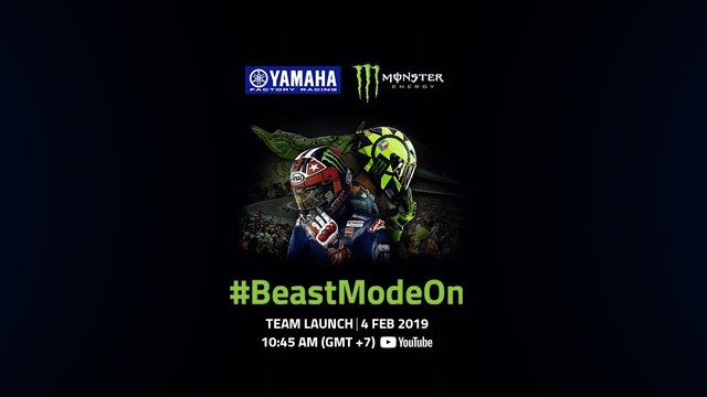Presentación del equipo <b>Yamaha</b> MotoGP del Monster Energy 2019 ...