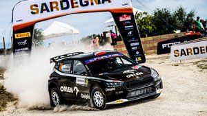 Kajetan Kajetanowicz po 1. etapie Rajdu Sardynii 2024