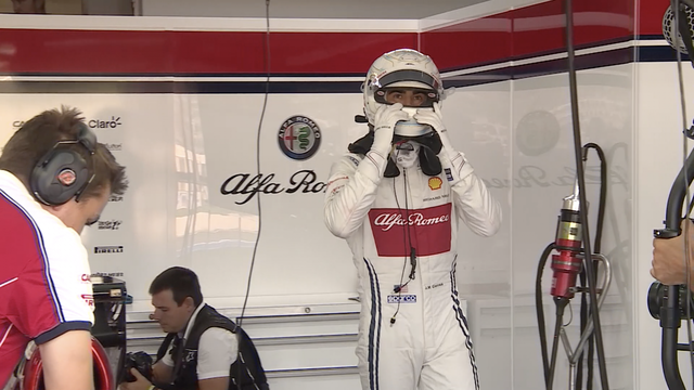 El debut de <b>Juan Manuel Correa</b> en un F1 con Alfa Romeo ...