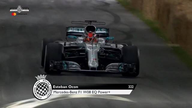 Goodwood FOS: <b>Esteban Ocon</b> conduce el Mercedes W08 - Vintage ...