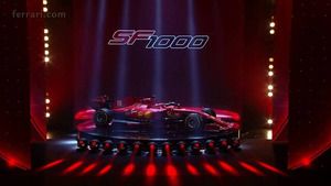 La presentación del Ferrari SF1000