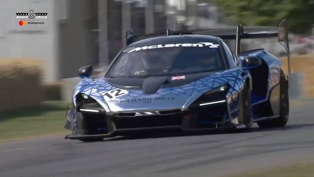 Goodwood FOS: <b>Lando Norris</b> and Bruno Senna en la colina ...