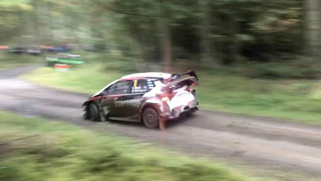 <b>Ott Tanak</b> - Rally GB Shakedown Shunt - WRC Videos