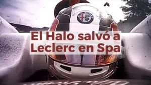 El Halo salvó a Leclerc en Spa