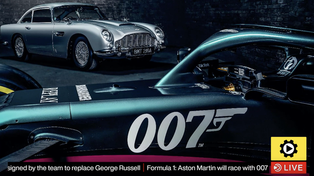F1 Aston Martin To Race With 007 Bond Branding At Monza F1 Aston Martin To Race With 007 Bond Branding At Monza
