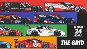 La parrilla de salida de las 24 horas de Le Mans 2020  