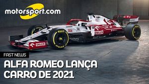 Alfa Romeo de 'pintura invertida' em 2021