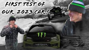 Oliver Solberg - Testy Skody Fabia RS Rally2