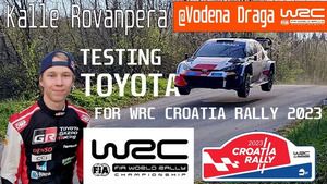 Testy przed Rajdem Chorwacji 2023 - Kalle Rovanpera