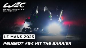 24h Le Mans 2023 - Peugeot nr94 w barierach