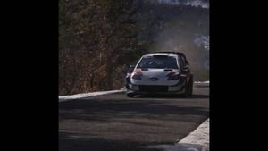 Sébastien Ogier entrena para el rally de Montecarlo