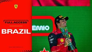 Ferrari podczas Grand Prix Sao Paulo 2022