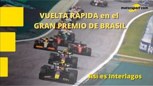 Vuelta rápido al circuito de Interlagos, sede del GP de Brasil de F1 2023
