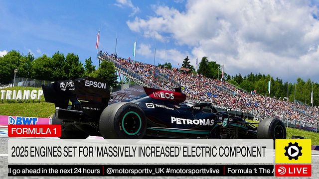 Formula 1: 2025 Engines set for 'massively increased' electric component