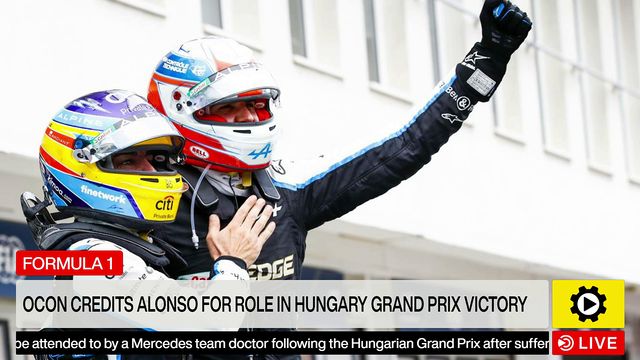 Formula 1: Ocon credits Alonso for role in shock Hungary race victory