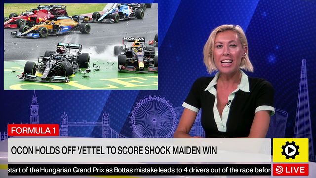 Formula 1: Ocon holds off Vettel to score shock maiden win