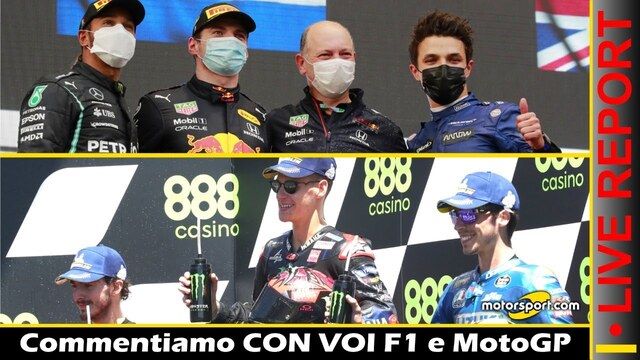 LIVE: commentiamo insieme F1 e MotoGP