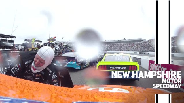 Logano penalized after crew member works on car under red flag