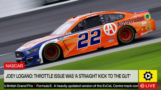 NASCAR Cup: Joey Logano says throttle issue was 'a straight kick to the gut'