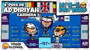La primera carrera del ePrix de Diriyah, por MiniEDrivers