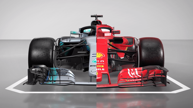 Diferencias técnicas entre los monoplazas de Ferrari y <b>Mercedes</b> ...