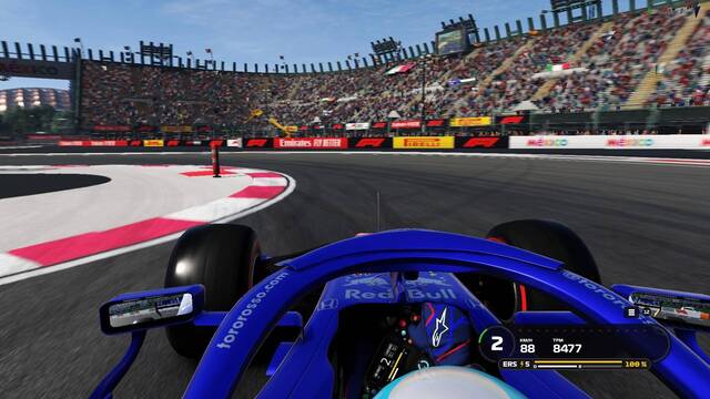 Una vuelta al <b>Autódromo Hermanos Rodríguez</b> en el F1 2019 ...
