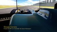 Giorgio Carrara prueba simulador GP3