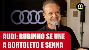 Novo embaixador Audi, RUBINHO EVOCA SENNA e fala de ELO com BORTOLETO, F1 2026 e do filho FEFO na F3