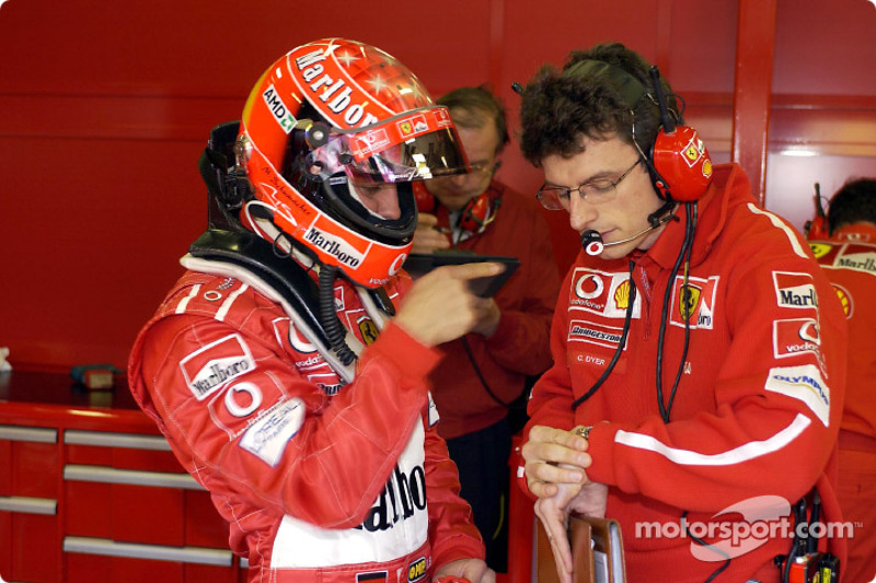 Work of a race engineer with Ferrari's Dyer