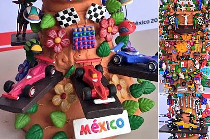 Presentan trofeo promocional del Gran Premio de México 2018