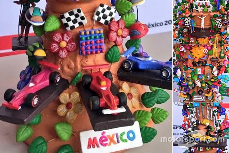 Presentan trofeo promocional del Gran Premio de México 2018