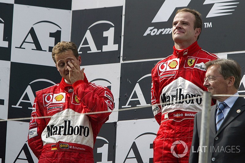 Barrichello recordó el GP de Austria 2002: "Vomité de rabia"
