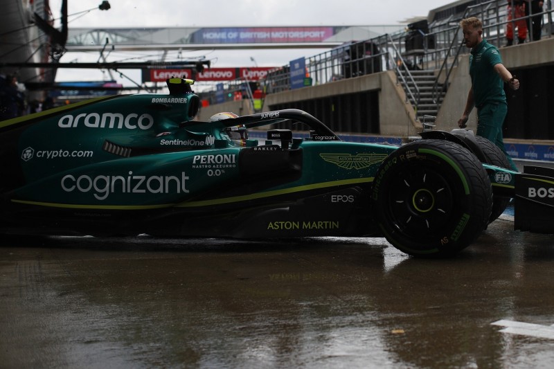 F1-Training Silverstone: Session wegen Regens völlig entwertet